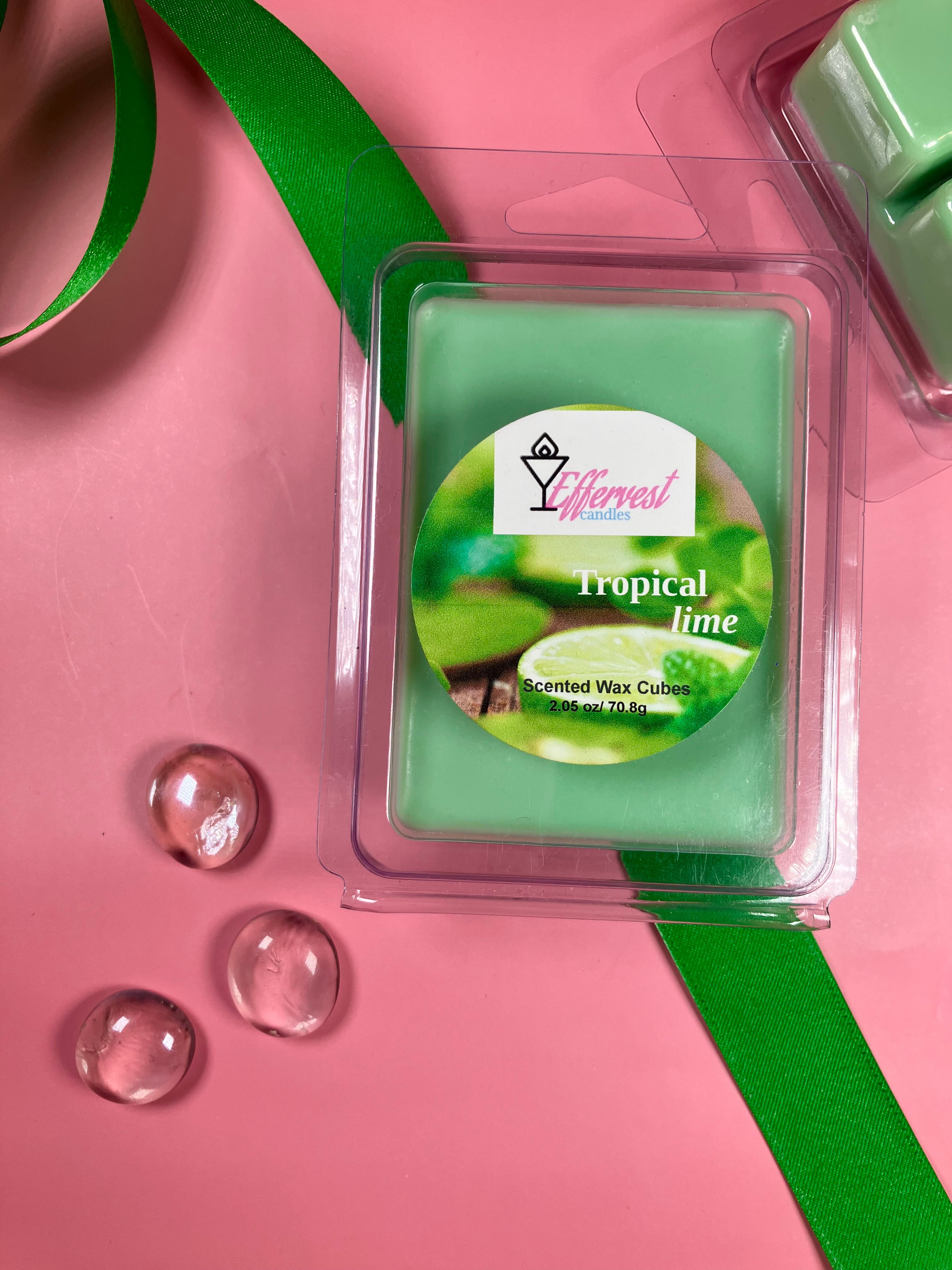 "Tropical Lime" wax melts